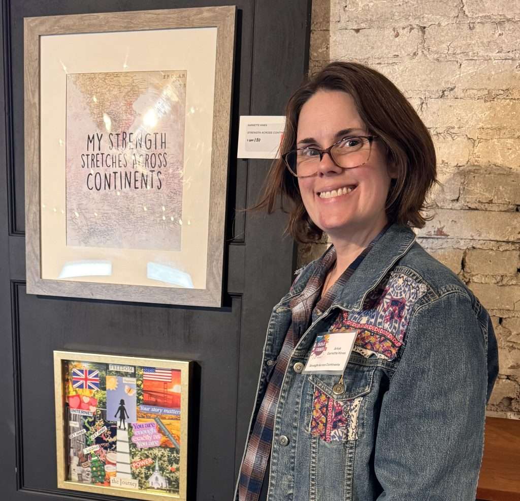 KES Art Teacher Garnette Hines Brings Survivor's Journey to Life in Powerful SOLE Strength Exhibition