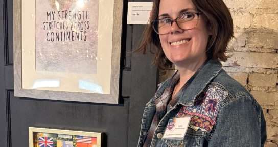 KES Art Teacher Garnette Hines Brings Survivor's Journey to Life in Powerful SOLE Strength Exhibition